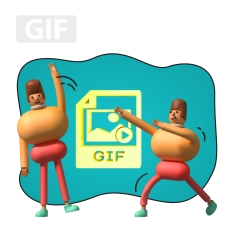 Gif-анимация - КИБЕРшкола программирования для детей, компьютерные курсы для школьников, начинающих и подростков - KIBERone г. Апрелевка