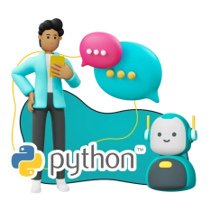 Умный чат-бот на Python на Telegram - КИБЕРшкола программирования для детей, компьютерные курсы для школьников, начинающих и подростков - KIBERone г. Апрелевка